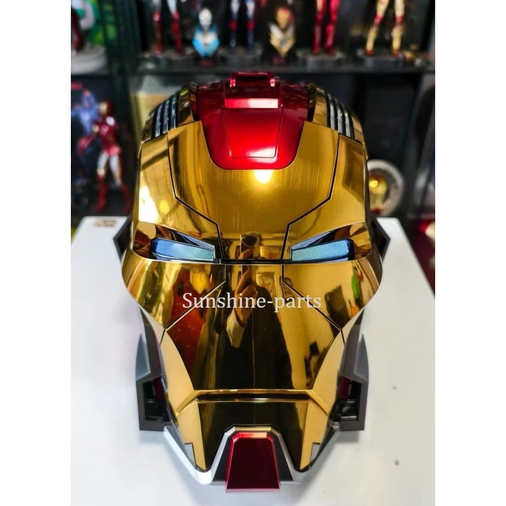 Iron Man Helmet MK17 1/1 Wearable English Voice-controlled Mask Transform Prop 07FC0E-D4 - KOEEK