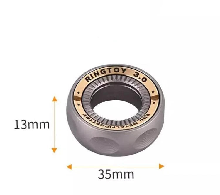 EDC Toy Fidget Spinner Mechanic Ring Fingertip Ratchet Stress Relief Fidget Gift 07FC0E-D4 - KOEEK