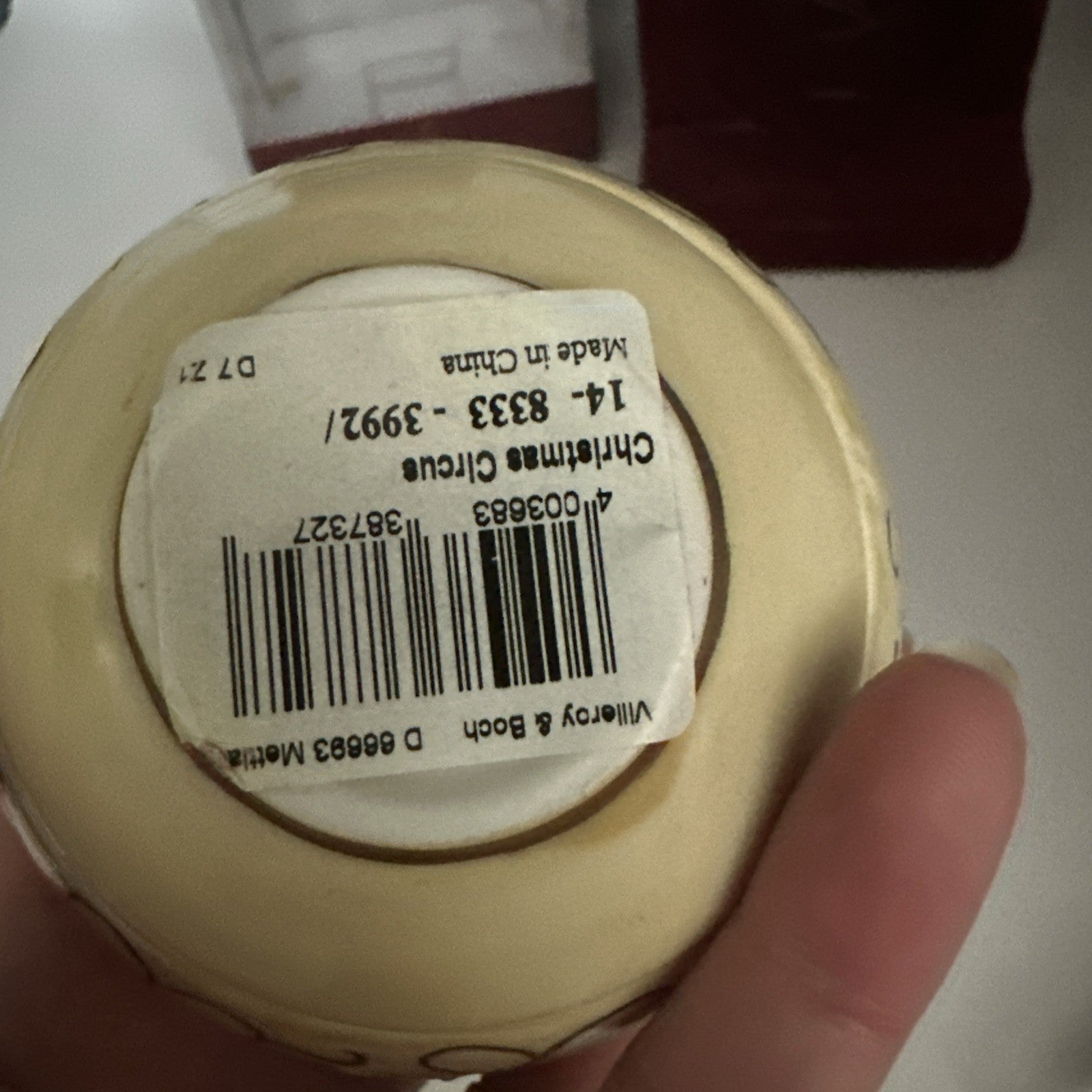 Villeroy & Boch Christmas Circus Monkey Ornament, Tea Light Holder VILLEROY & BOCH - KOEEK