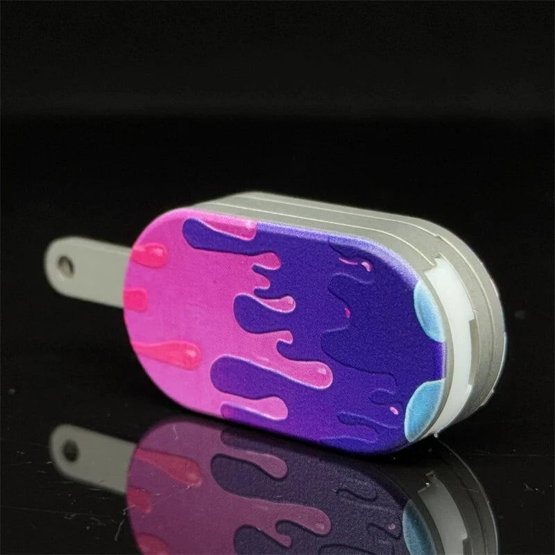 Creative Ice Cream Fidget Slider EDC Metal Push Haptic Slider Kawaii Fidget Toy 07FC0E-D4 - KOEEK
