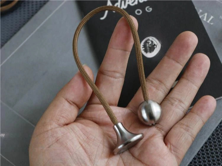 EDC Stainless Steel Begleri Fidget Beads Finger Skill Fidget Toy Stress Relief 07FC0E-D4 - KOEEK