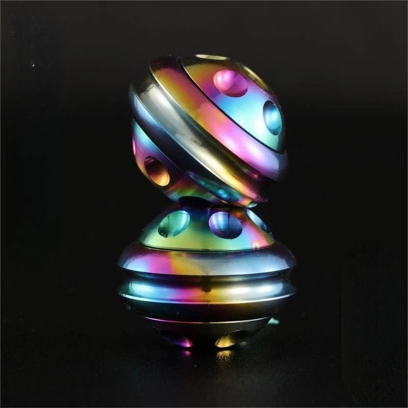 EDC Titanium Knife Lanyard Bead Paracord DIY Necklace Pendant Fidget Spinner Toy 07FC0E-D4 - KOEEK