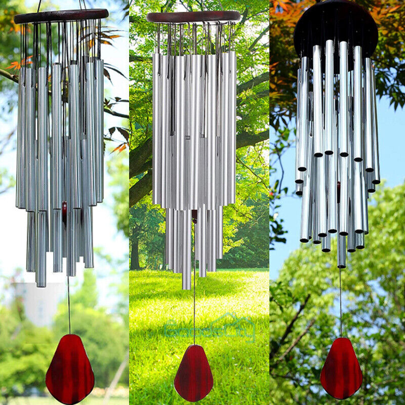 ny 31 tommer metal 6 rør Windchime Kapelklokker Vindklokker Udendørs Have Indretning af hjemmet