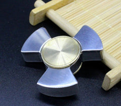 Brass+Stainless Steel Gear Linkage Hand Spinner Top Finger Toy EDC Bearing Gyro 07FC0E-D4 - KOEEK