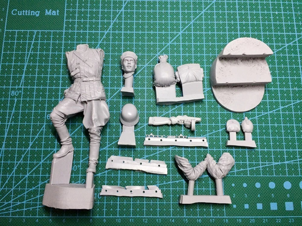 1:16 resin figures model Soviet Red Army soldiers in WW II Unassembled unpainted 07FC0E-D4 - KOEEK
