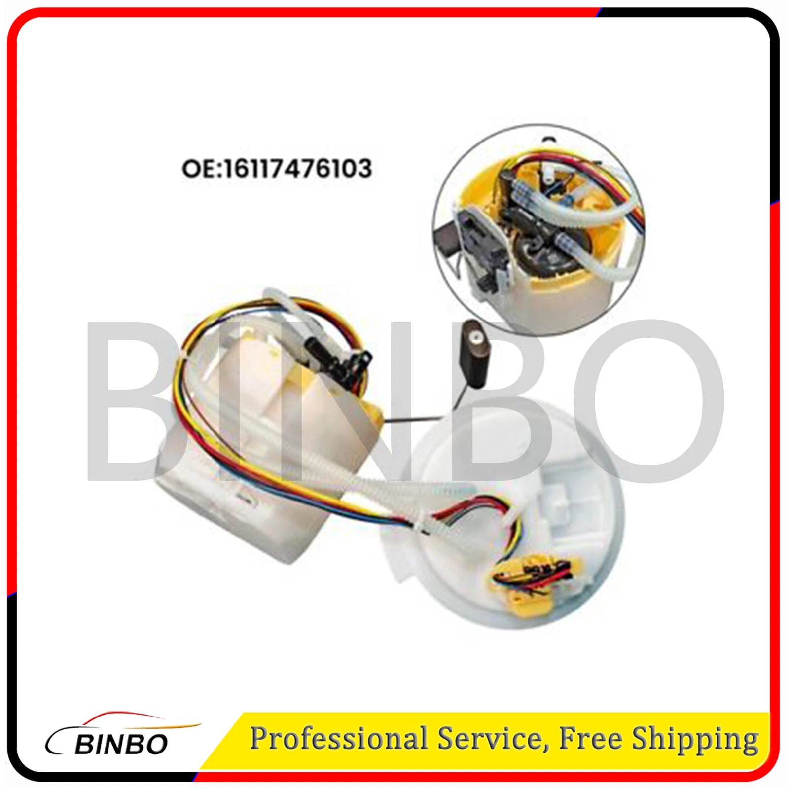 16117476103 Electric Fuel Pump for 5 6 8 Series G30 G32 G38 G14 G15 07FC0E-D4 - KOEEK