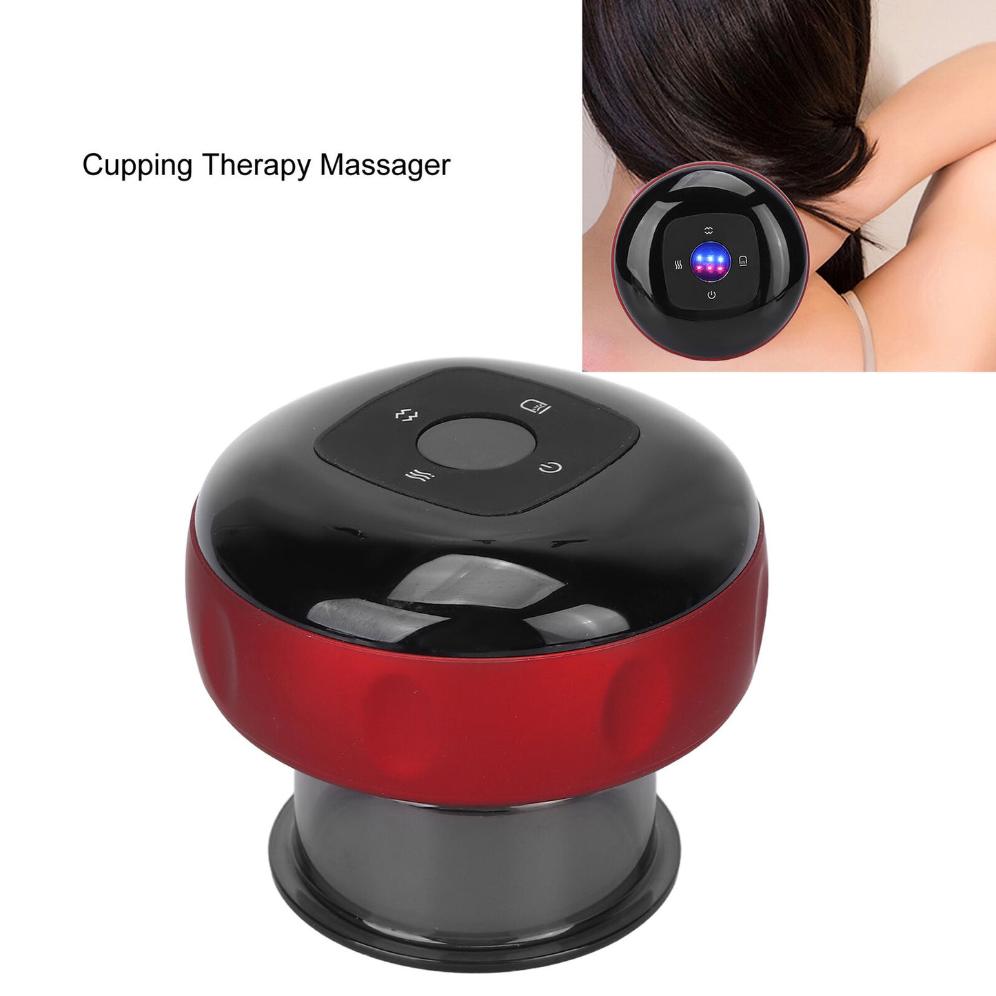 new Electric Cupping Massager Machine Smart Cups Scraping For Relief() HGF koeek - KOEEK