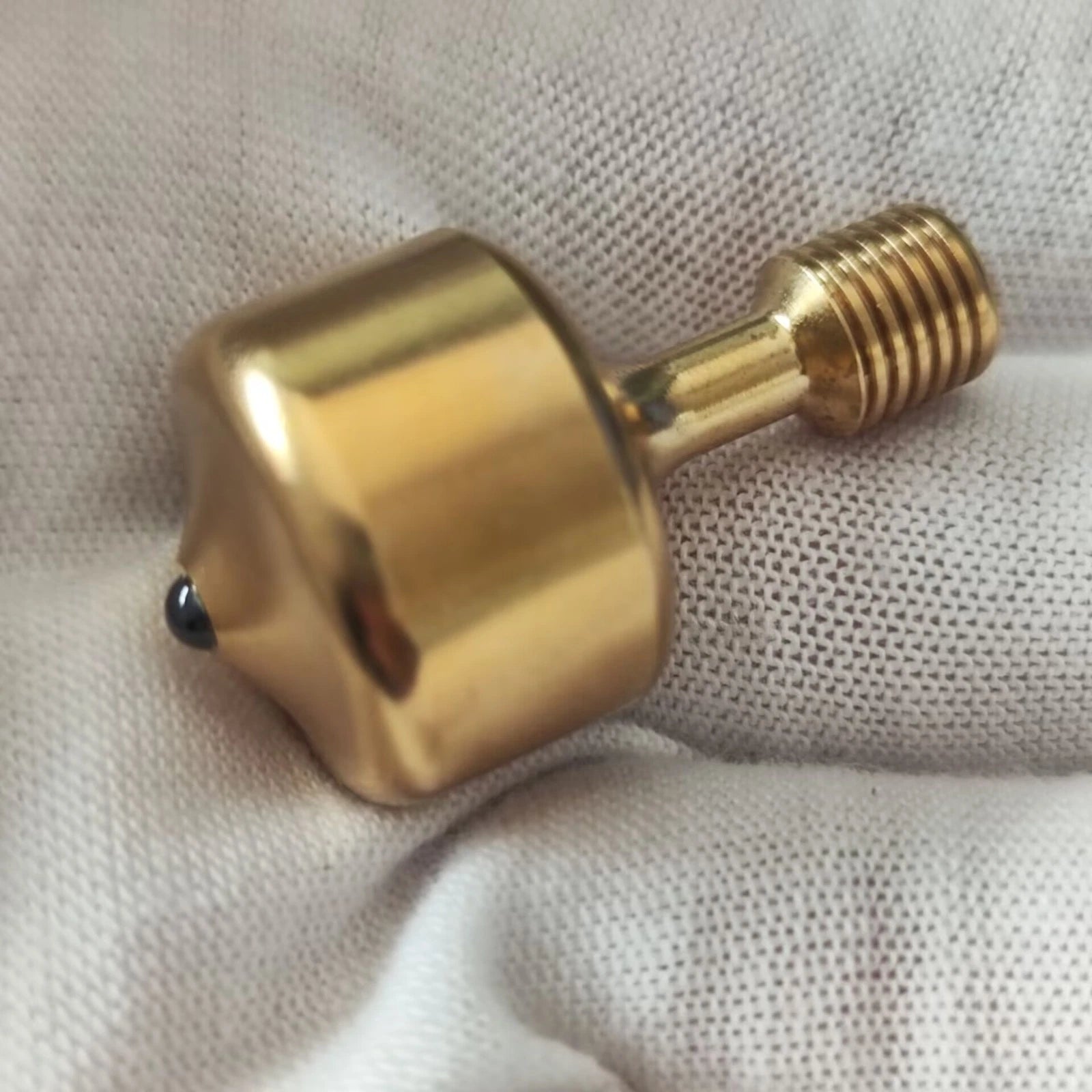 Brass Hand Twisting Spinning Top Gyro Gyroscope Ceramic Bead EDC Gyro Toy Gifts 07FC0E-D4 - KOEEK