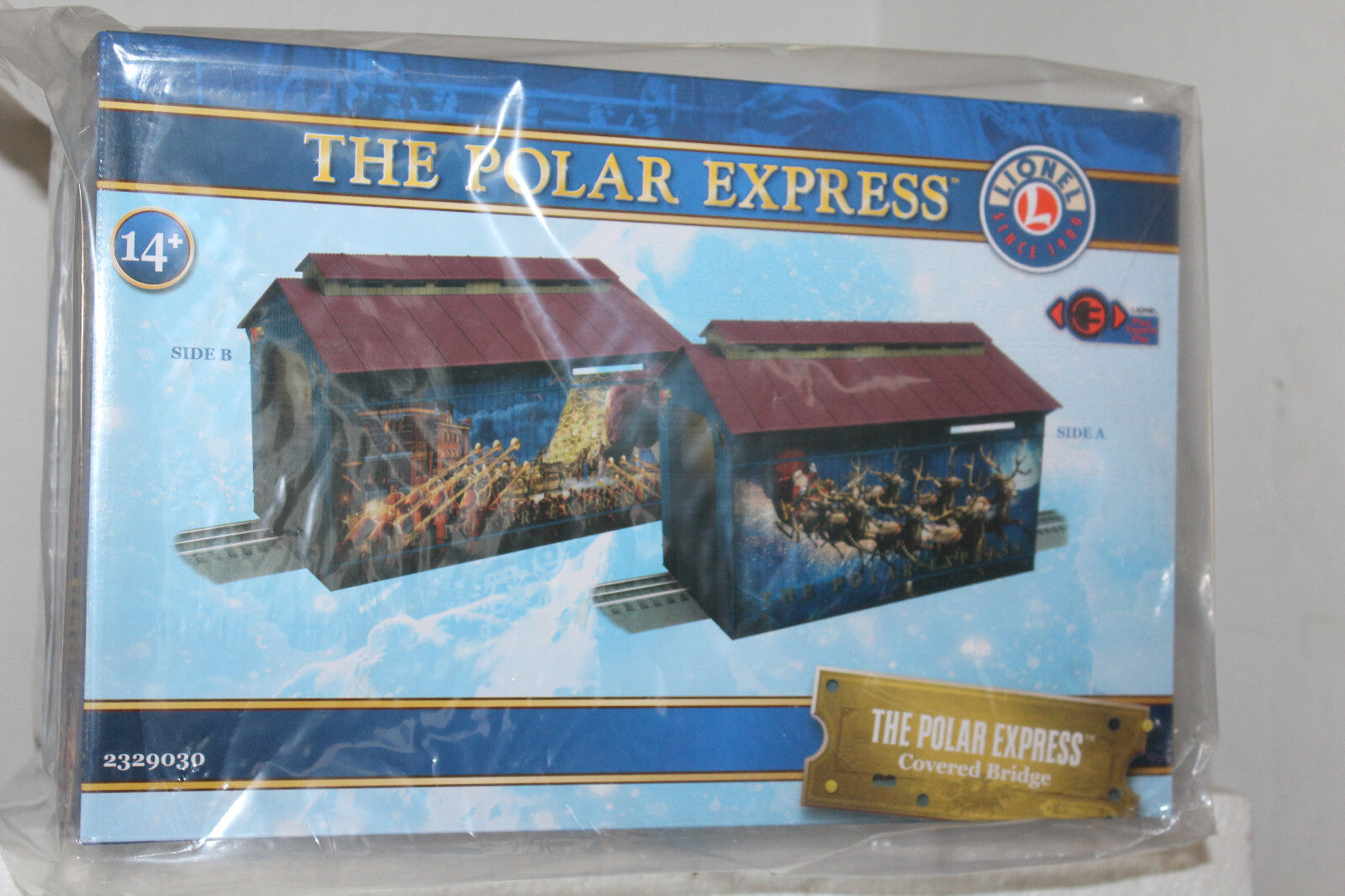 LIONEL #2329030 POLAR EXPRESS  LIGHTED   COVERED  BRIDGE LIONEL - KOEEK