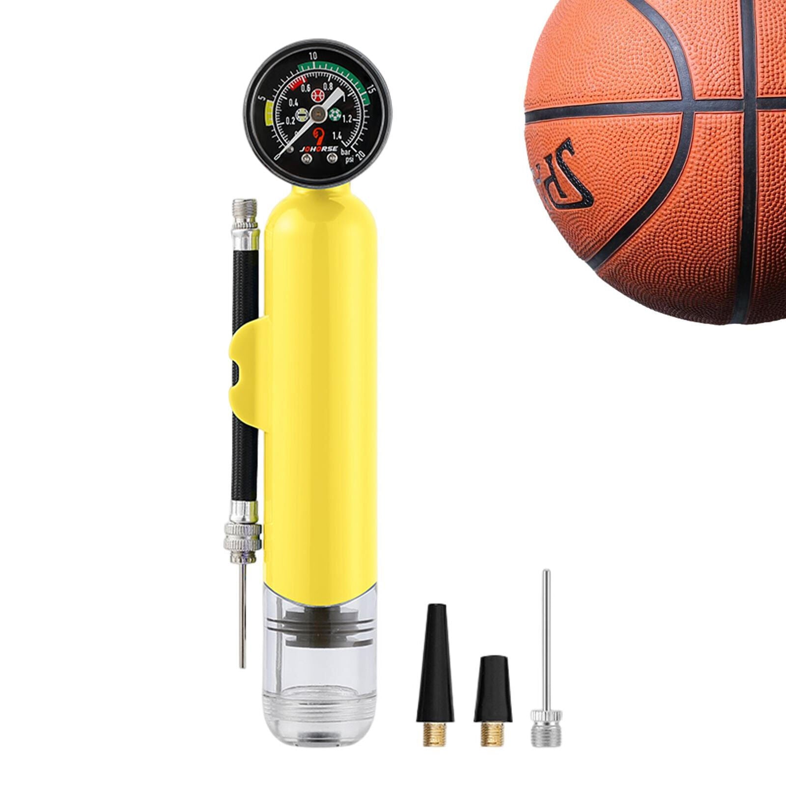 new Mini Pump ABS Road Mountain Bike Bicycle + Pressure Gauge Portable Sports Pump koeek - KOEEK