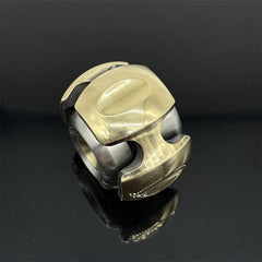 Noise Brass Fidget Spinner EDC Adult Metal Hand Spinner Fidget Toys ADHD Tool 07FC0E-D4 - KOEEK