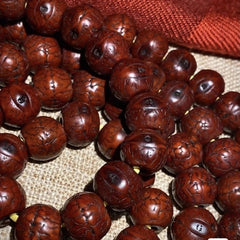 Tibetan Phoenix Eye Bodhi Prayer Beads Vajra 108 Beads Nepal Bracelet Unisex 07FC0E-D4 - KOEEK