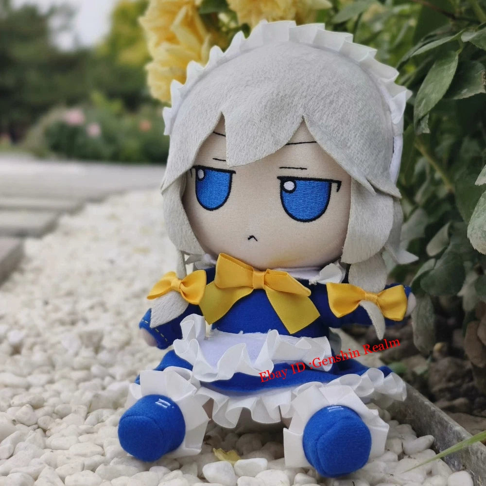 Anime Touhou Project Fumo Series Izayoi Sakuya Plush Doll Cartoon Gift 20cm 07FC0E-D4 - KOEEK