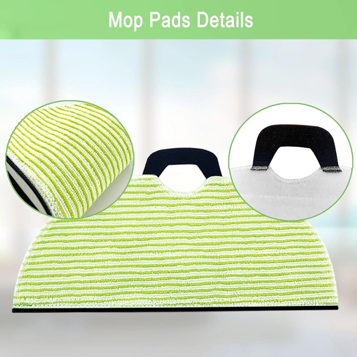 8 Pack RV2610WA Vacuum Mop Replacement Pads for Shark RV2610WA 07FC0E-D4 - KOEEK