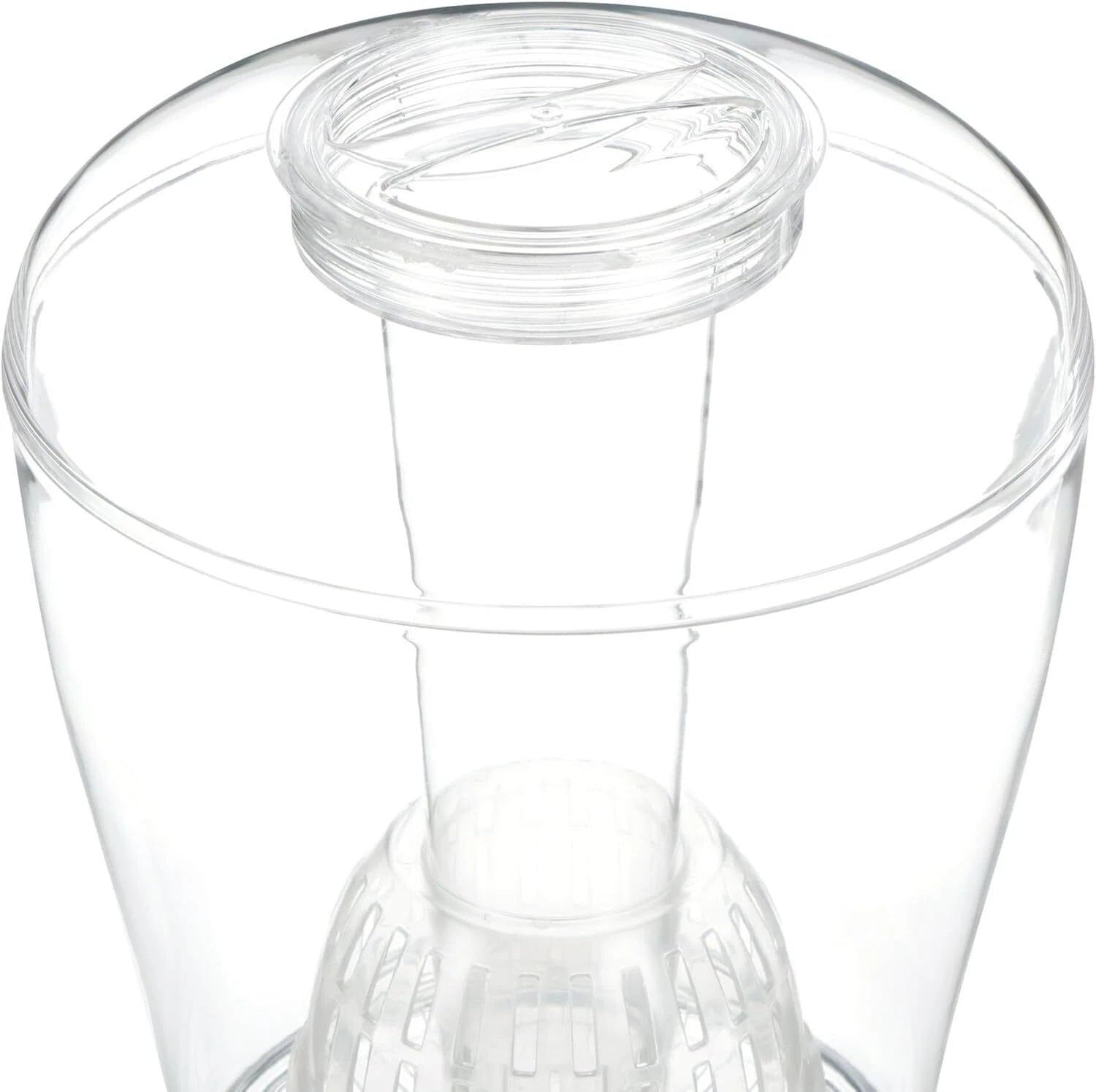 Beverage Dispenser with Ice Cylinder and Fruit Infuser, 3 Gallon, Clear 07FC0E-D4 - KOEEK