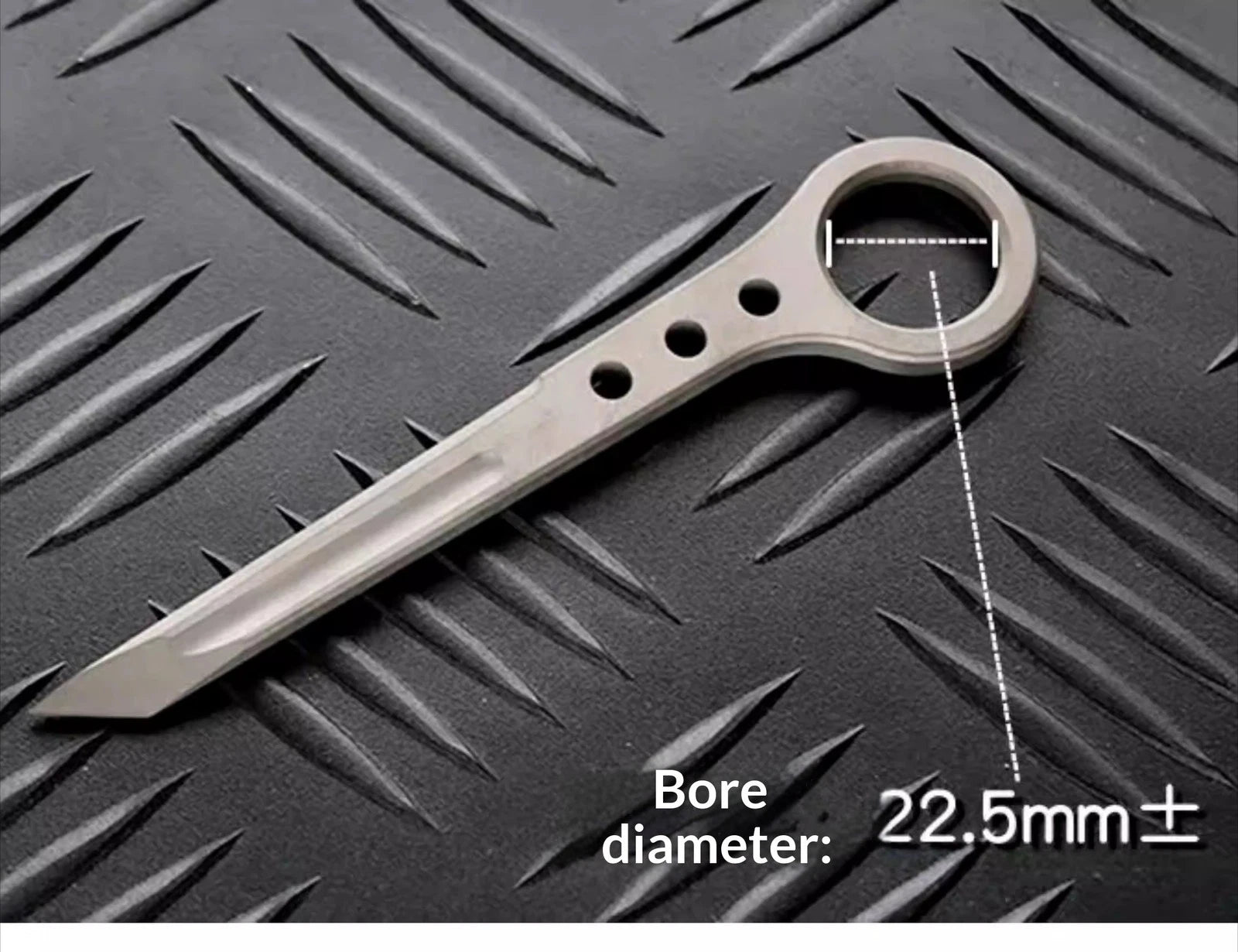 TC4Titanium Alloy Pry Bar AFK Tool EDC Multi Tool Lightweight Durable 07FC0E-D4 - KOEEK