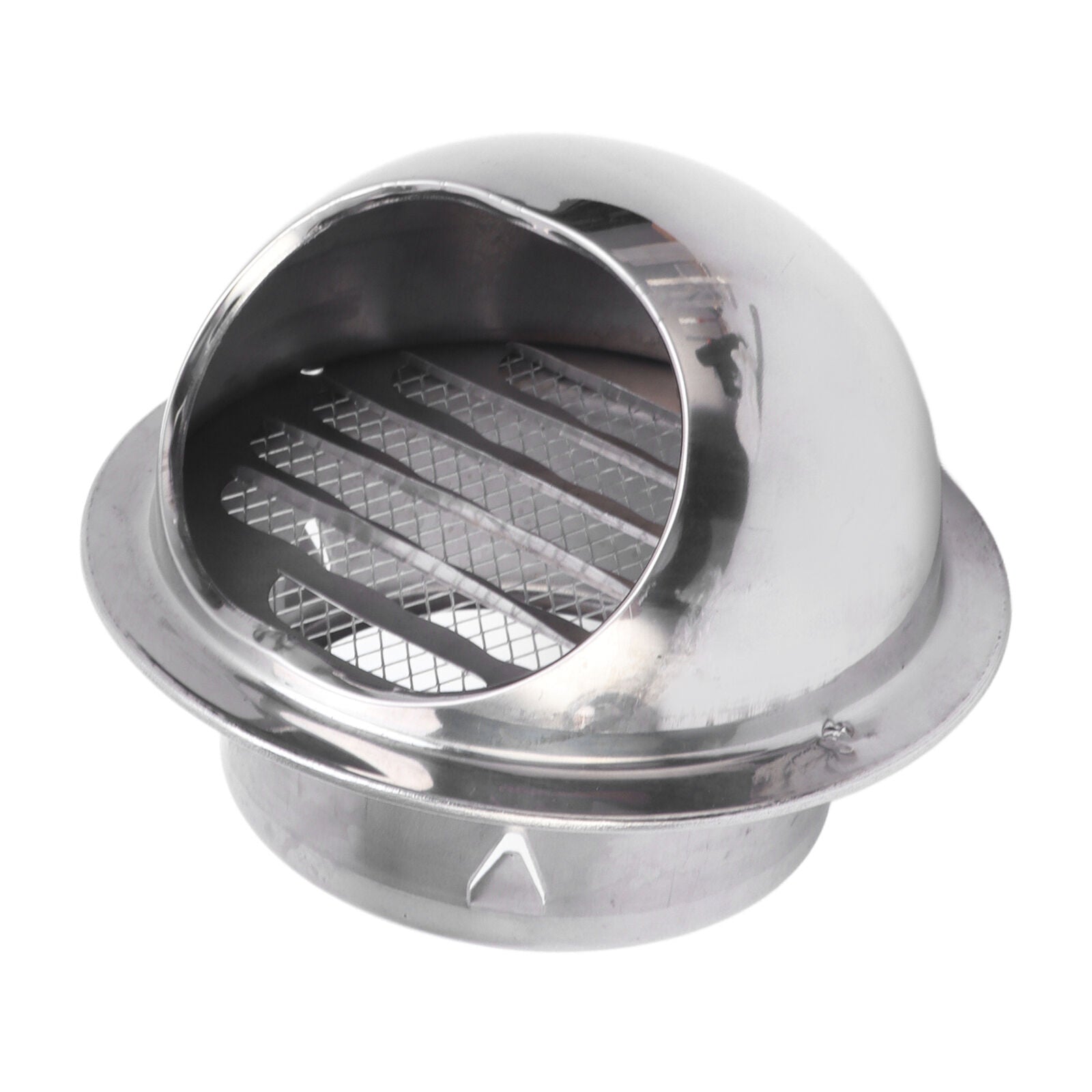 new 4in Stainless Steel Vent Hood Exterior Wind Cover Vent Cover Outlet Accessory koeek - KOEEK