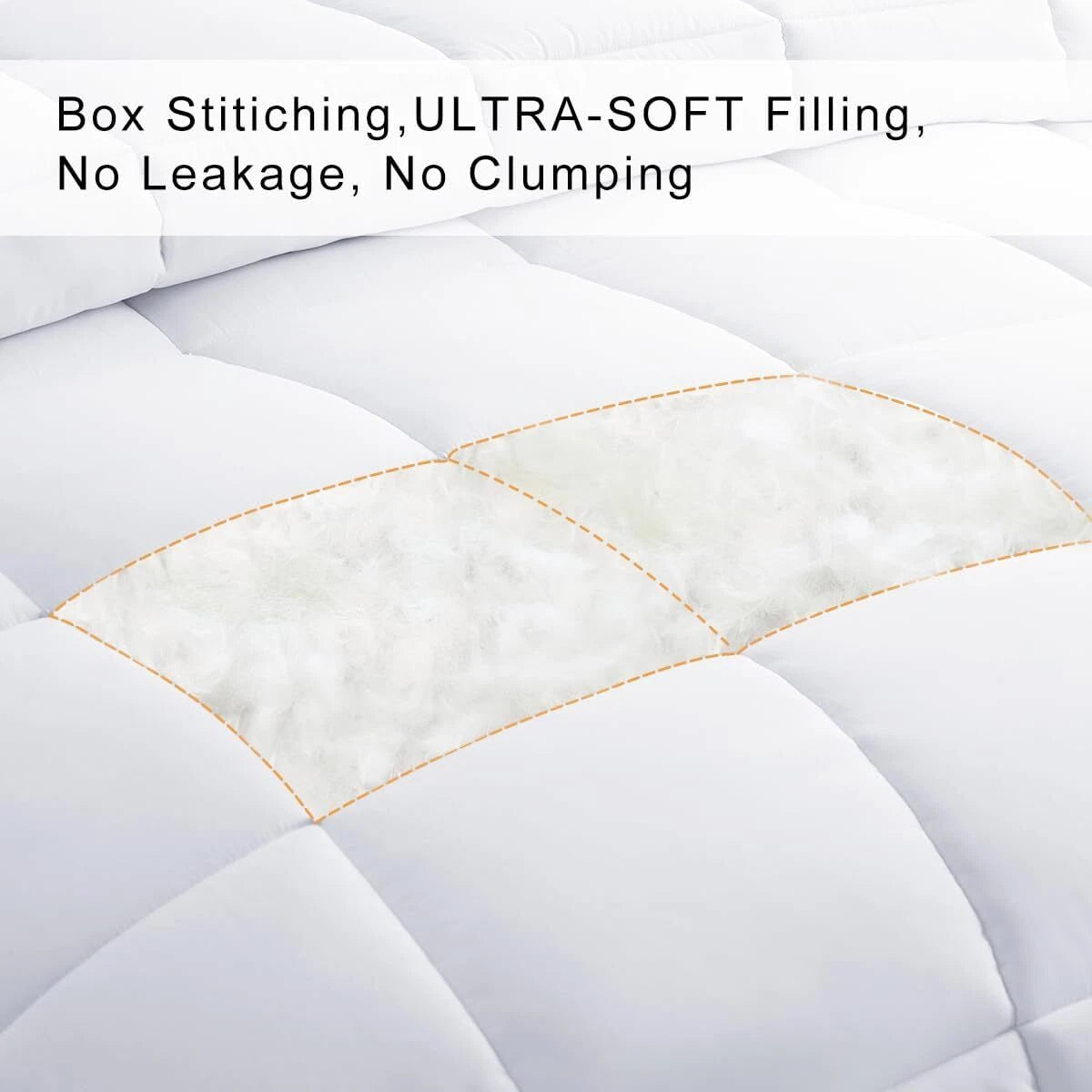 Extra Large All Season Cooler Comforter Winter Warmth Down Comforter Reversible 07FC0E-D4 - KOEEK
