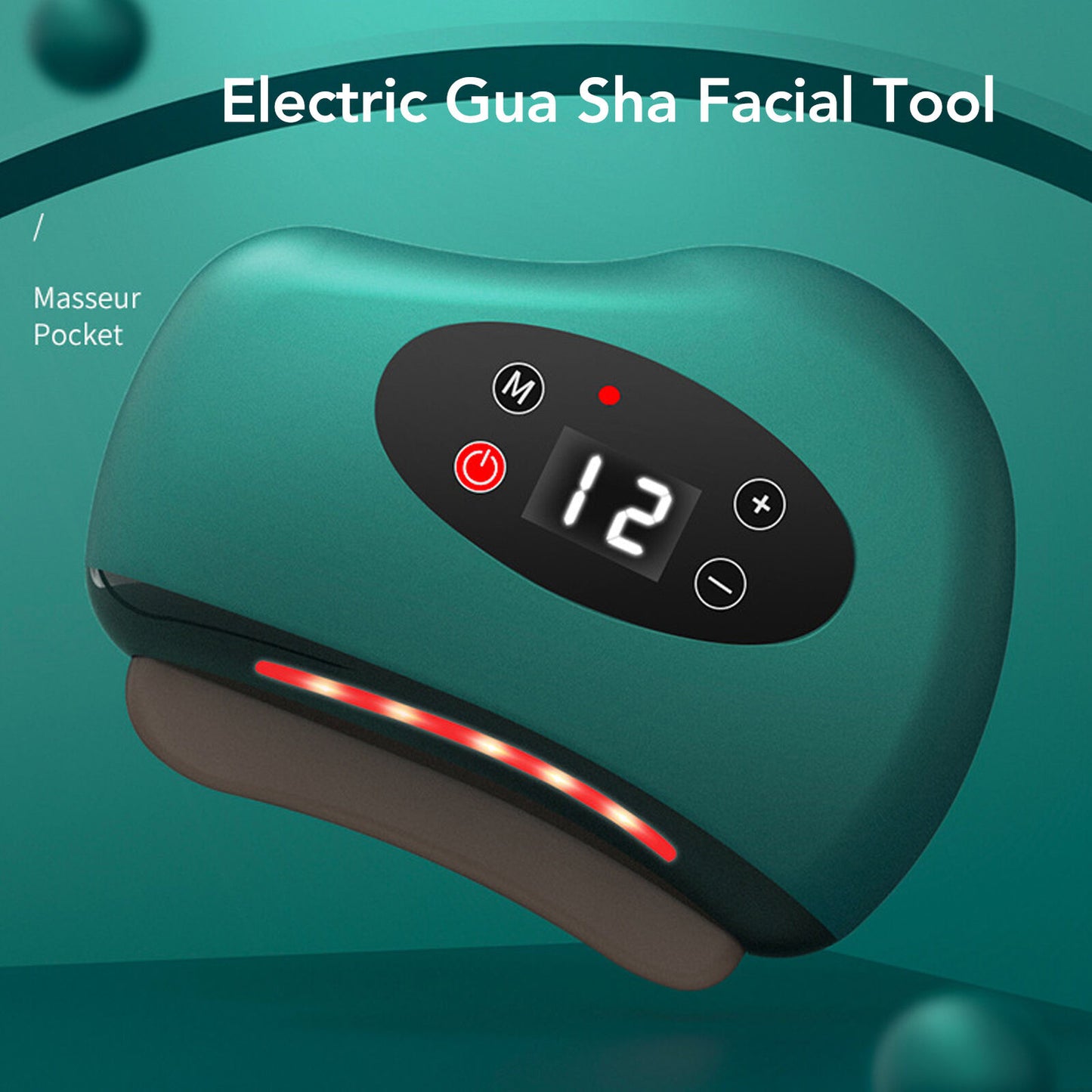 new Face Sculpting Tool Vibration Heating Electric Gua Sha Facial Tool For Body HGF koeek - KOEEK