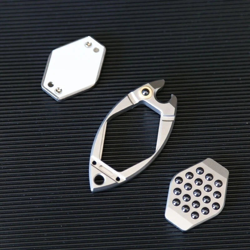 Outdoor EDC Fidget Toy Creative Bubble Fish Fidget Spinner Adult Stress Relief 07FC0E-D4 - KOEEK