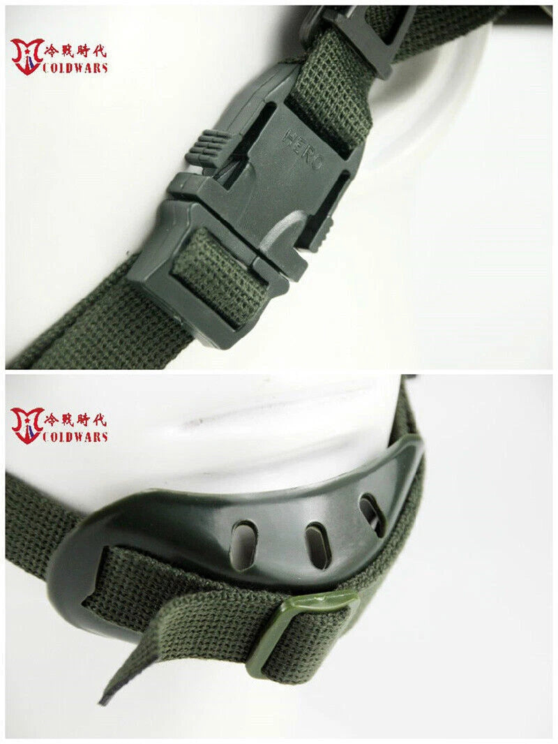 US! Replica Russian Army 6b26 Tactical Steel Helmet + Helmet Cover + Goggle Set 07FC0E-D4 - KOEEK