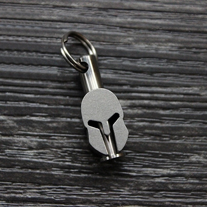 EDC Titanium Knife Key Parachute Cord Bead Pendant Lanyard Zipper Head Tool Gift 07FC0E-D4 - KOEEK