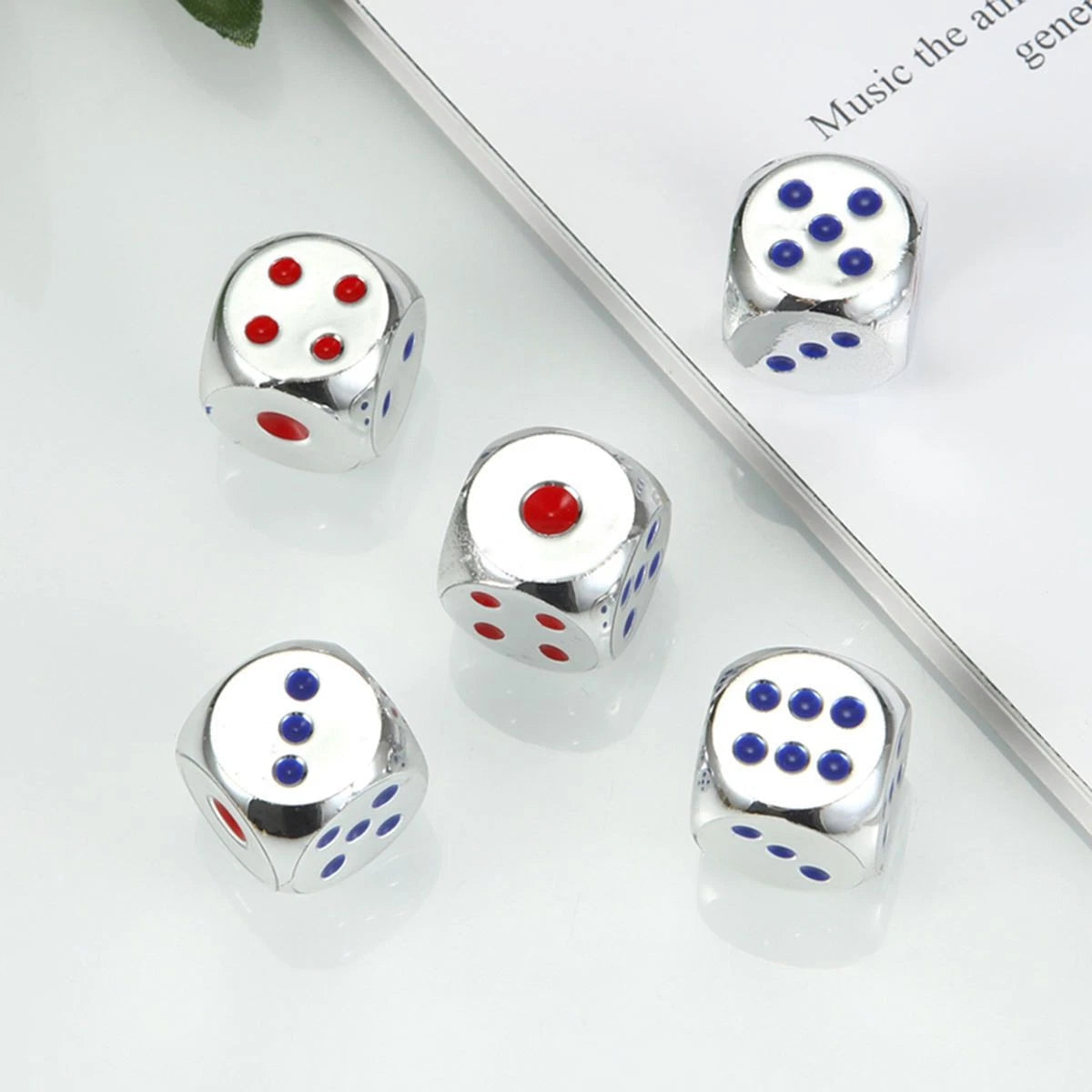 13mm Colorful Dice Game Teaching Aid 5 Pieces Box Pack 07FC0E-D4 - KOEEK