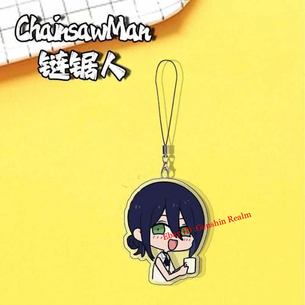 5Pcs/Set Anime Chainsaw Man Reze Acrylic Phone Decor Backpack Pendant Gift 07FC0E-D4 - KOEEK