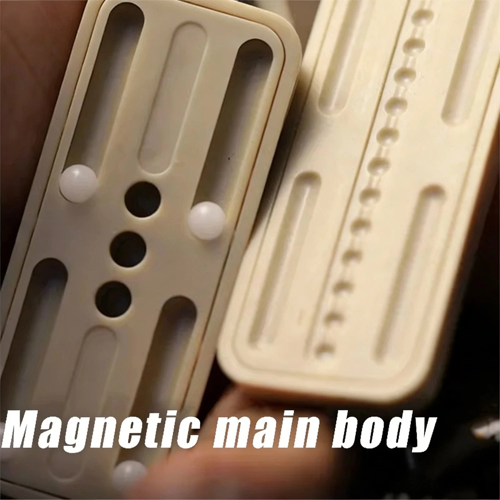 EDC Hourglass Magnet Push Slider Stress Relief Toy for Adults Anti-Stress Toy 07FC0E-D4 - KOEEK