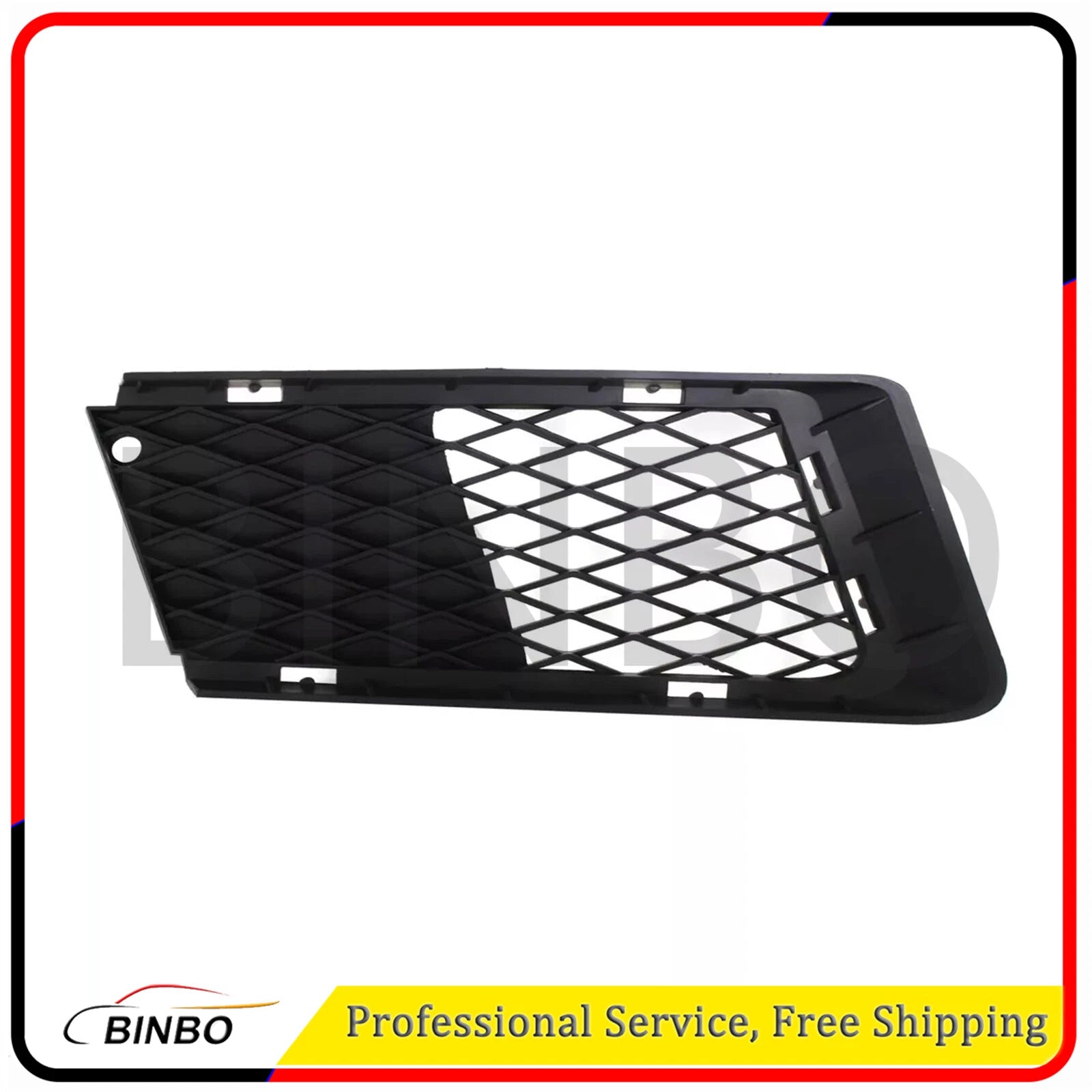 Front Left & Right Bumper Lower Mesh Grille Fits For 3' E92 328i 328xi 2007-2010 07FC0E-D4 - KOEEK