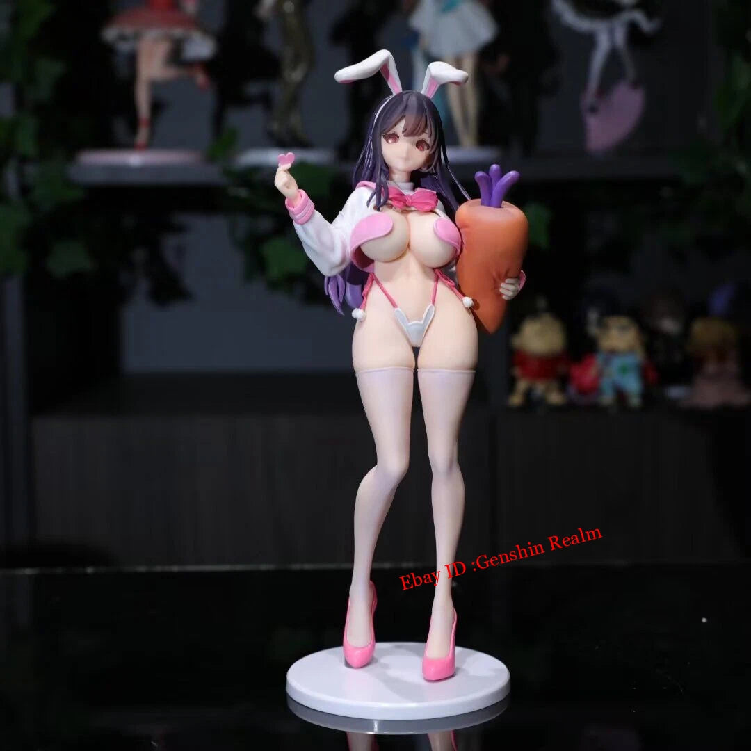 Anime Girl Carrot Bunny Girl Unosakura 1/6 Pvc Figure Model Collection Decor 07FC0E-D4 - KOEEK