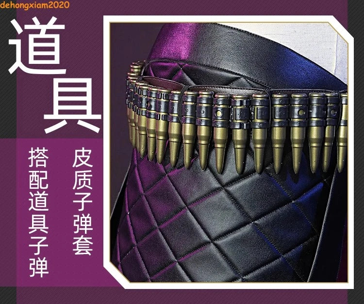 Game League of Legends LOL Jinx Bullet Cosplay Full Outfit Costumes Party Suit 07FC0E-D4 - KOEEK
