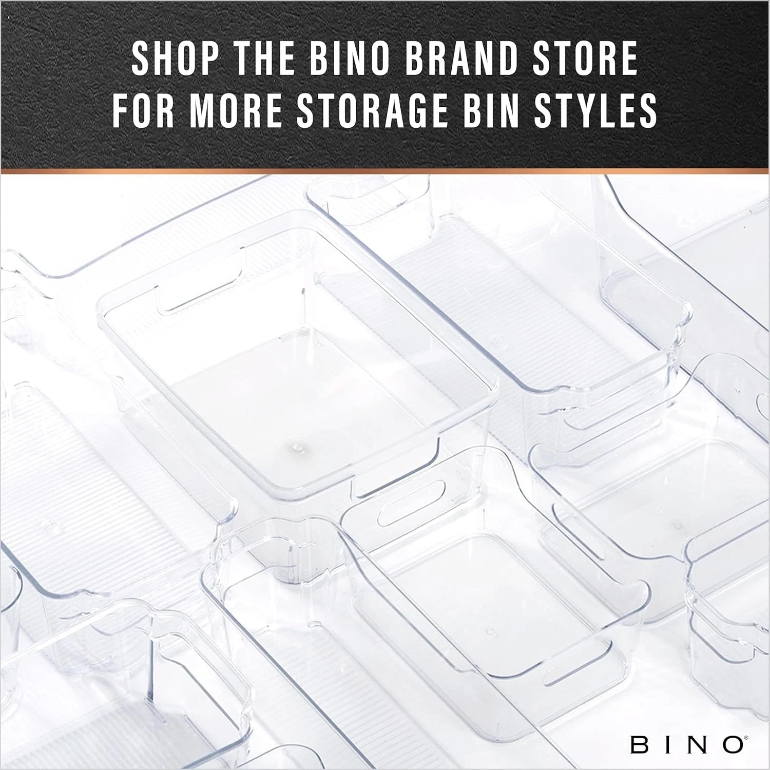 Plastic Storage Box, Medium - Shallow | THE HANDLER COLLECTION 07FC0E-D4 - KOEEK