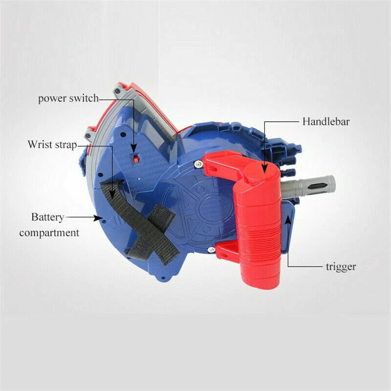 Marvel Cosplay Captain America M416 Electric Shield Soft Bullet Launcher Kid Toy 07FC0E-D4 - KOEEK
