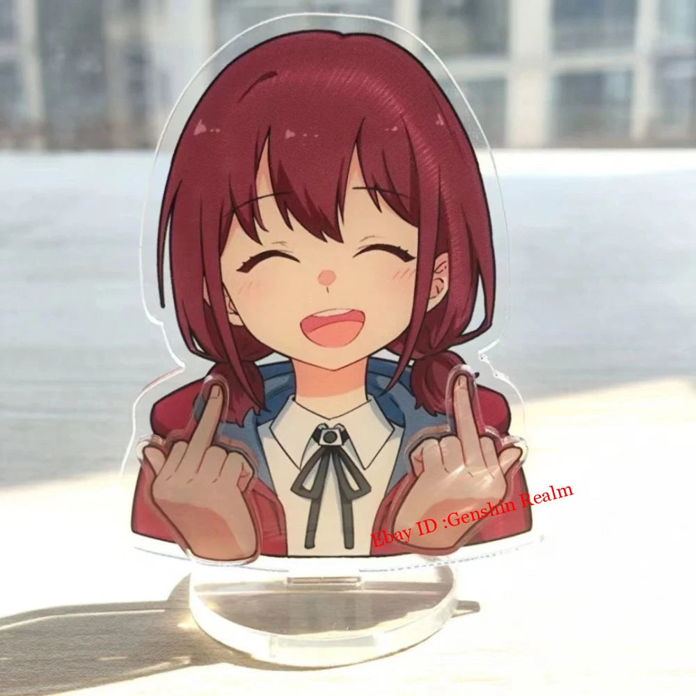 Anime GIRLS BAND CRY NINA ISERI Acrylic Desktop Stand Figure Collection Gift 07FC0E-D4 - KOEEK