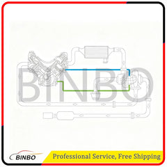Turbocharger Oil Feed Line for Mini Cooper 2007-2015 Cooper Countryman Paceman 07FC0E-D4 - KOEEK