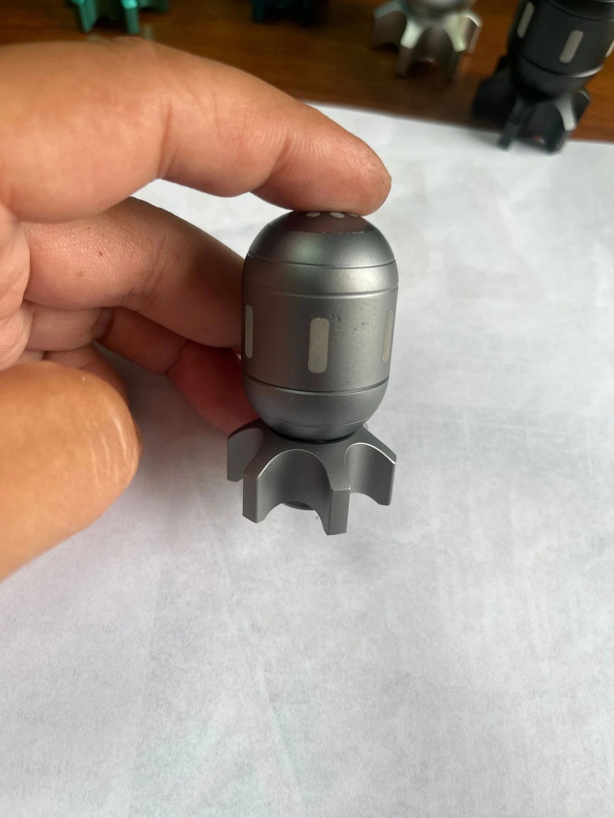 Fidget Spinner Toys EDC Clicker Model Nuclear Bomb Gifts Men Adults Metal Art 07FC0E-D4 - KOEEK