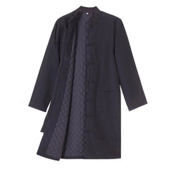 Chinese Traditional Tang Jacket Lonf Tai chi Uniform Kung fu Cotton Martial Coat 07FC0E-D4 - KOEEK