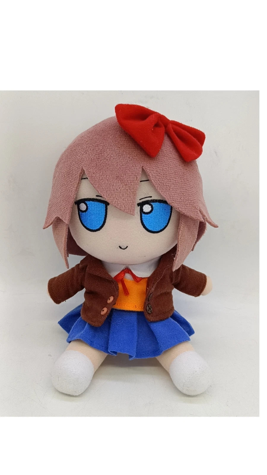 Doki Doki Literature Club! Sayori Fumo Fumo Plush Doll Stuffed Toys 20cm Gift 07FC0E-D4 - KOEEK