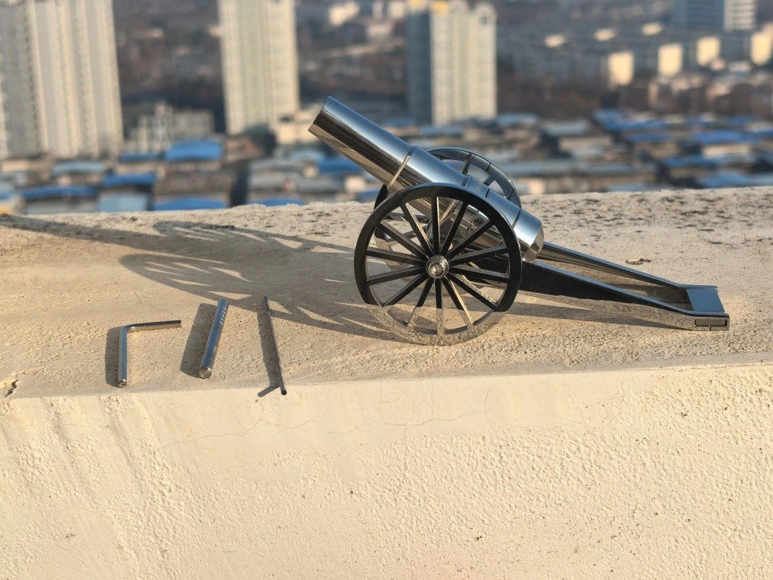 Stainless steel Handicrafts Retro European artillery Model EDC Toy 07FC0E-D4 - KOEEK