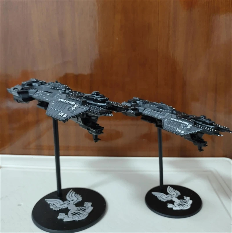 Halo 4 UNSC 火灵号 CFV-88 Spaceship Model Resin Spacecraft Figure Toy 07FC0E-D4 - KOEEK