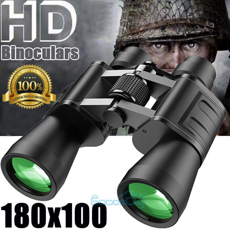 180x100 High Power Waterproof Military Binoculars with Case