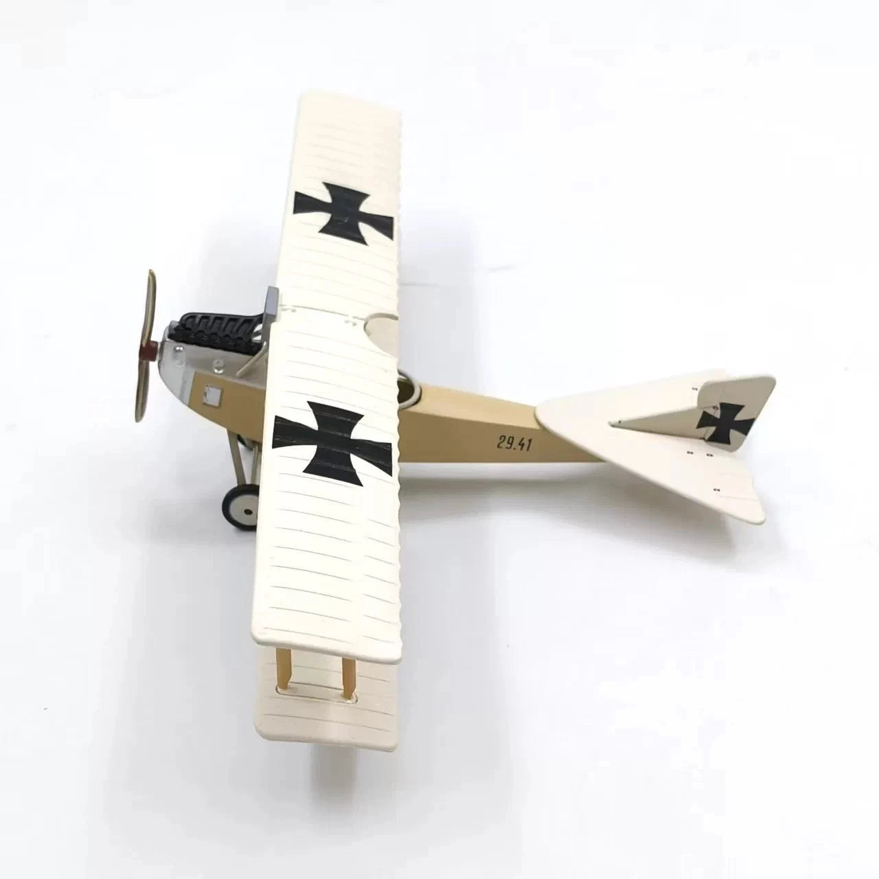 1:72 German Albatros Reconnaissance Aircraft WWI Military Diecast Plastic Model 07FC0E-D4 - KOEEK