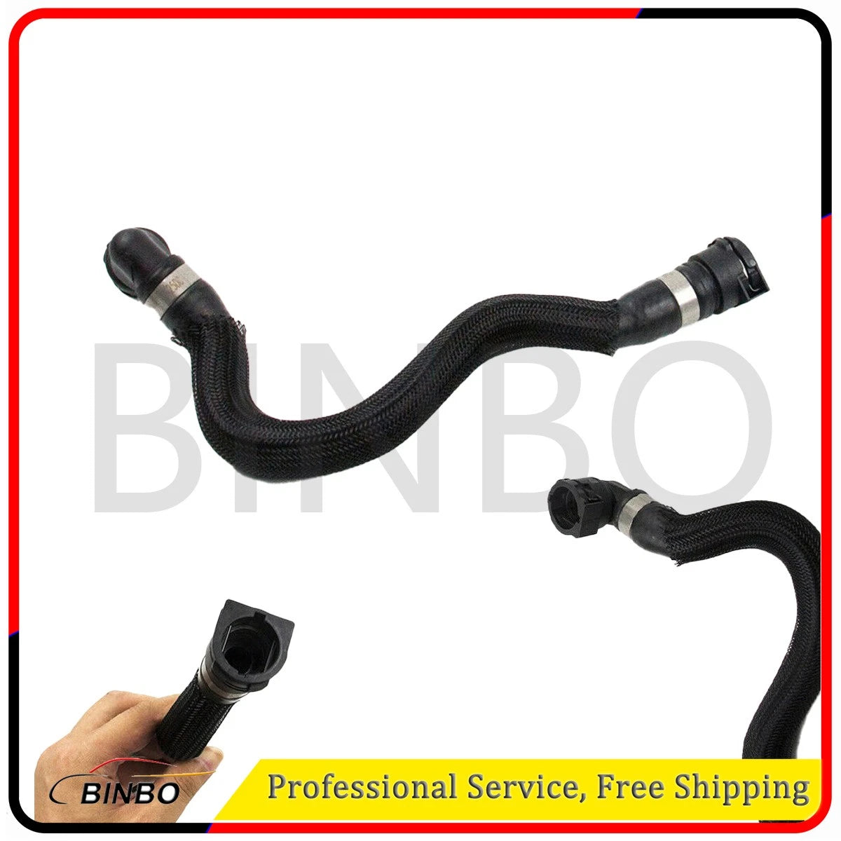 17127508042 Cooling System Coolant Return Hose For BMW 7 Series E65 E66 760i 07FC0E-D4 - KOEEK