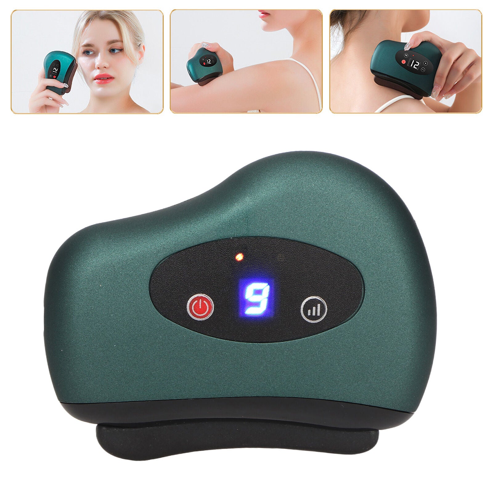 new Face Sculpting Tool Vibration Heating Electric Gua Sha Facial Tool For Body HGF koeek - KOEEK