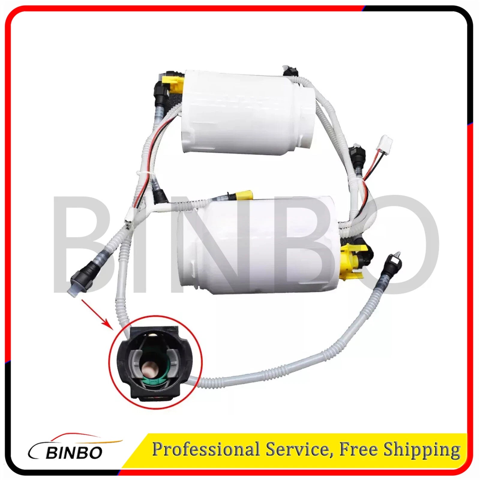 3PCS Fuel Pump Assembly & Fuel Filter Set Fit For Porsche Cayenne 2003-2010 07FC0E-D4 - KOEEK