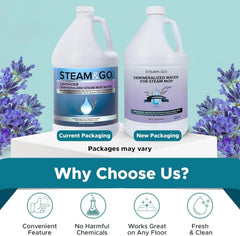 Steam & Go Demineralized Water for Steam Cleaner - PVC-Free Floor 07FC0E-D4 - KOEEK