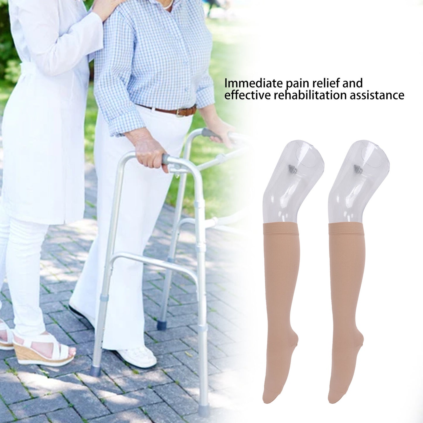 new Compression Socks 23‑32 MmHg High Swelling Relief Compression Stockings(M ) HGF koeek - KOEEK