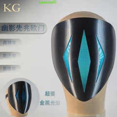Valorant Omen‌ Cosplay Mask Toy Halloween Party Mask 3D print Prop W/ Eyes Light 07FC0E-D4 - KOEEK