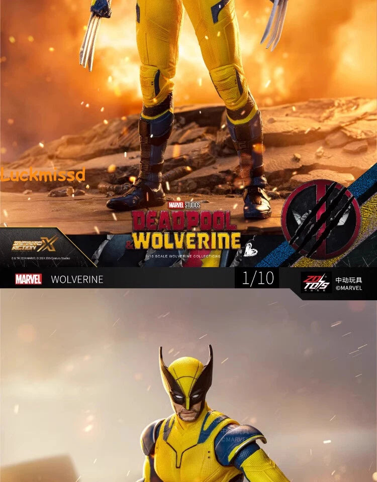 1:10 ZD Toy Deadpool & Wolverine Action Figure Toy Model Collection Xmas Gift BN 07FC0E-D4 - KOEEK